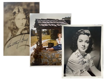 (85+) Signed Celebrity Photos (G Last Names)