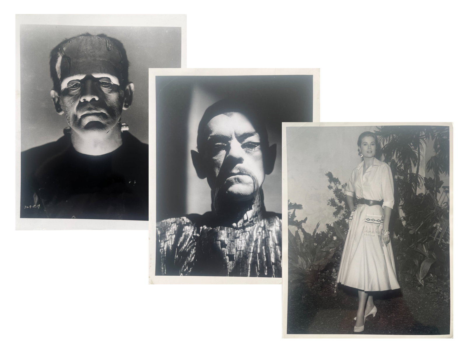 (60+) Unsigned Celebrity 8x10 Photos (K Names): Collection of over 60 unsigned 8x10 celebrity photos, including vintage images. Features Boris Karloff as Frankenstein?s monster and as Fu Manchu, along with George Kirby, Alan King, Deborah Kerr, Edg