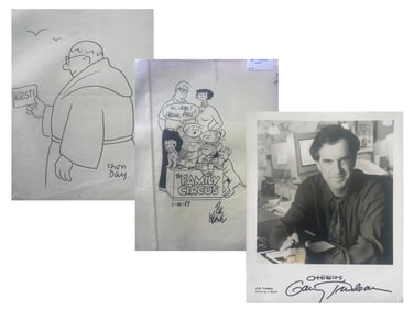 (19) Cartoonist Signatures & Original Art