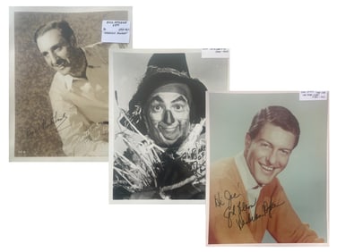 (40+) Signed Hollywood 8x10s & (34) Cuts