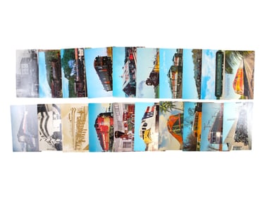 Estate Postcard Lot - Railroads