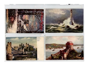 Raphael Tuck Postcards (150 Cards in Albums)