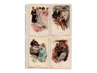 Estate Postcard Lot & Ephemera (100+)