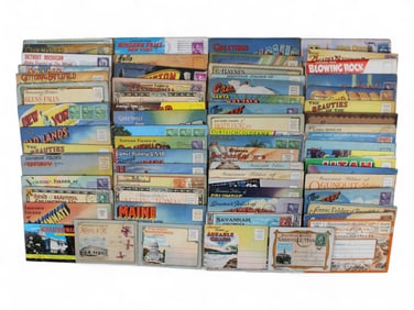 Postcard Souvenir Folders (75?100 Pieces)