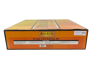 MTH RailKing 30-2760-1 3-Car Q Subway Set