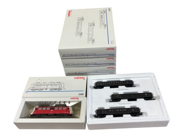 5 Unit Marklin HO Gondola Train