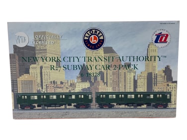 Lionel 18378 NYC R27 Transit 2-Car Add-on Set
