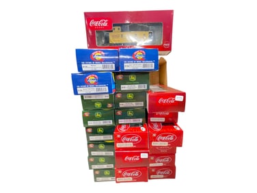 23 Athearn Coca-Cola & John Deer Cars