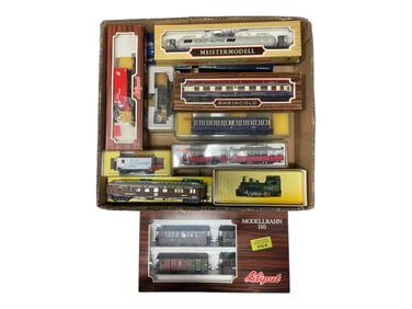 18pc Liliput HO Trains Assortment