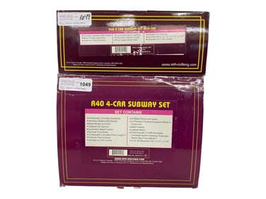 MTH 20-2717-1 R40 Subway Set, Plus