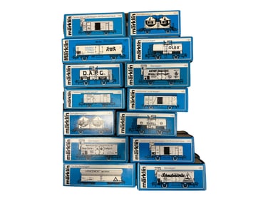 2 Each of 14 Marklin HO Freights