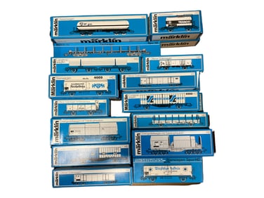 2 Each of 15 Marklin HO Freights