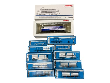 11pc Marklin HO Goods Train