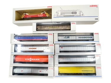 10pc Marklin HO Swiss Goods Train