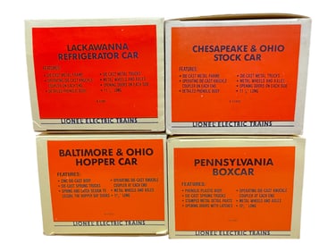 4 Lionel Die Cast Scale Freights