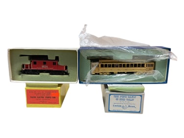 2 HO Brass Motorized Units