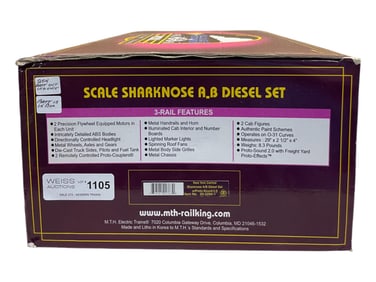 MTH 20-2294-1 NYC Sharknose AB Diesels