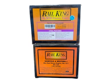 2 MTH RailKing Steam Locomotives