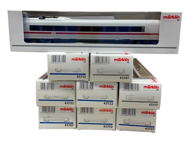 9 Different Marklin HO ICE Cars