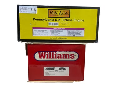 2 Modern PRR Turbine & Hudson Locomotives