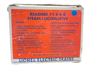 Lionel 18006 Reading T1 Steam Loco