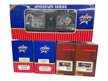 5 USA/PIKO G Gauge Halloween Cars