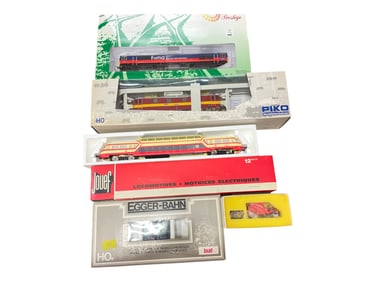 5 European HO(HOe) Locomotives