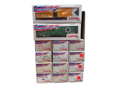 14 Early Lionel MPC Boxcars