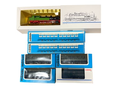 7pc Marklin HO Prussian Commuter Train