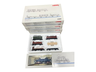 5pc Marklin HO German Goods Train