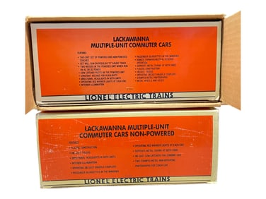 Extended Lionel Lackawanna MU Set