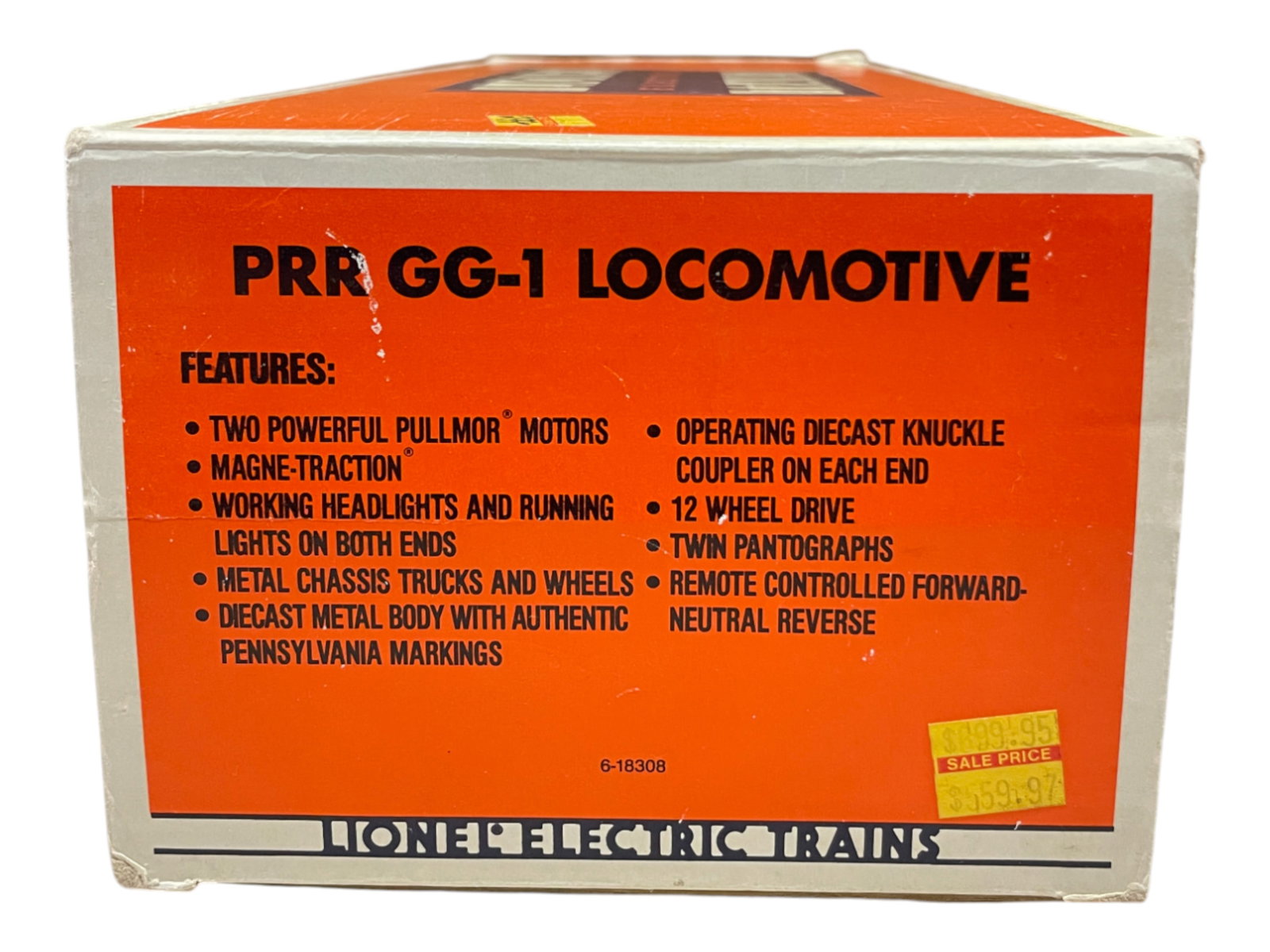 Lionel 18308 PRR GG1 Electric (1 of 2)
