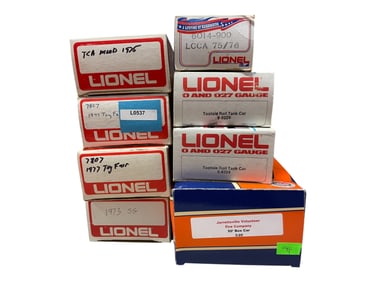 8 Lionel Limited Production Cars