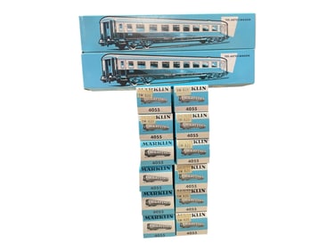 14 Store Stock Marklin HO 4055 TEE Coaches