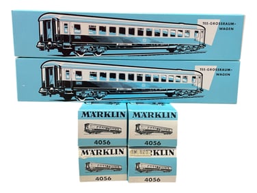 6 Store Stock Marklin HO 4056 TEE Coaches