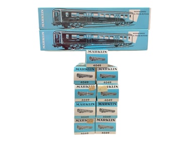 11 Store Stock Marklin HO 4055 NS Coaches