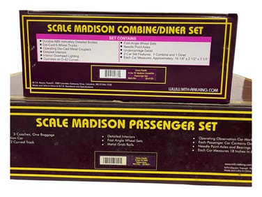 MTH 20-2031 & 4131 UP Madison Cars