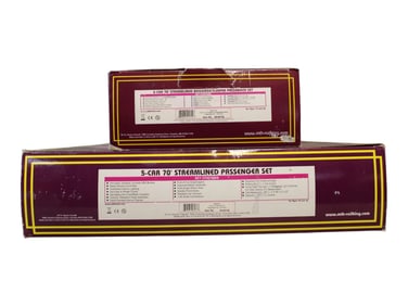 MTH 20-65152 & 69152 SF Streamline Pass Cars