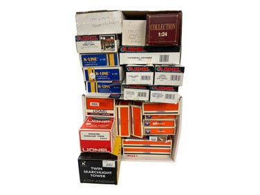 24pc Train Accessory Lot