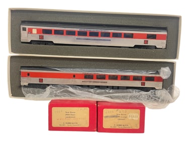 2 SOHO HO Brass NH Streamline Cars