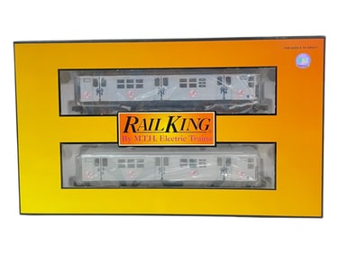 MTH 30-2427-3 Yankees 2-Car Add-On Subway Cars