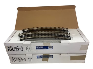 Boxed Atlas 81 & 90 Radius Curve Track