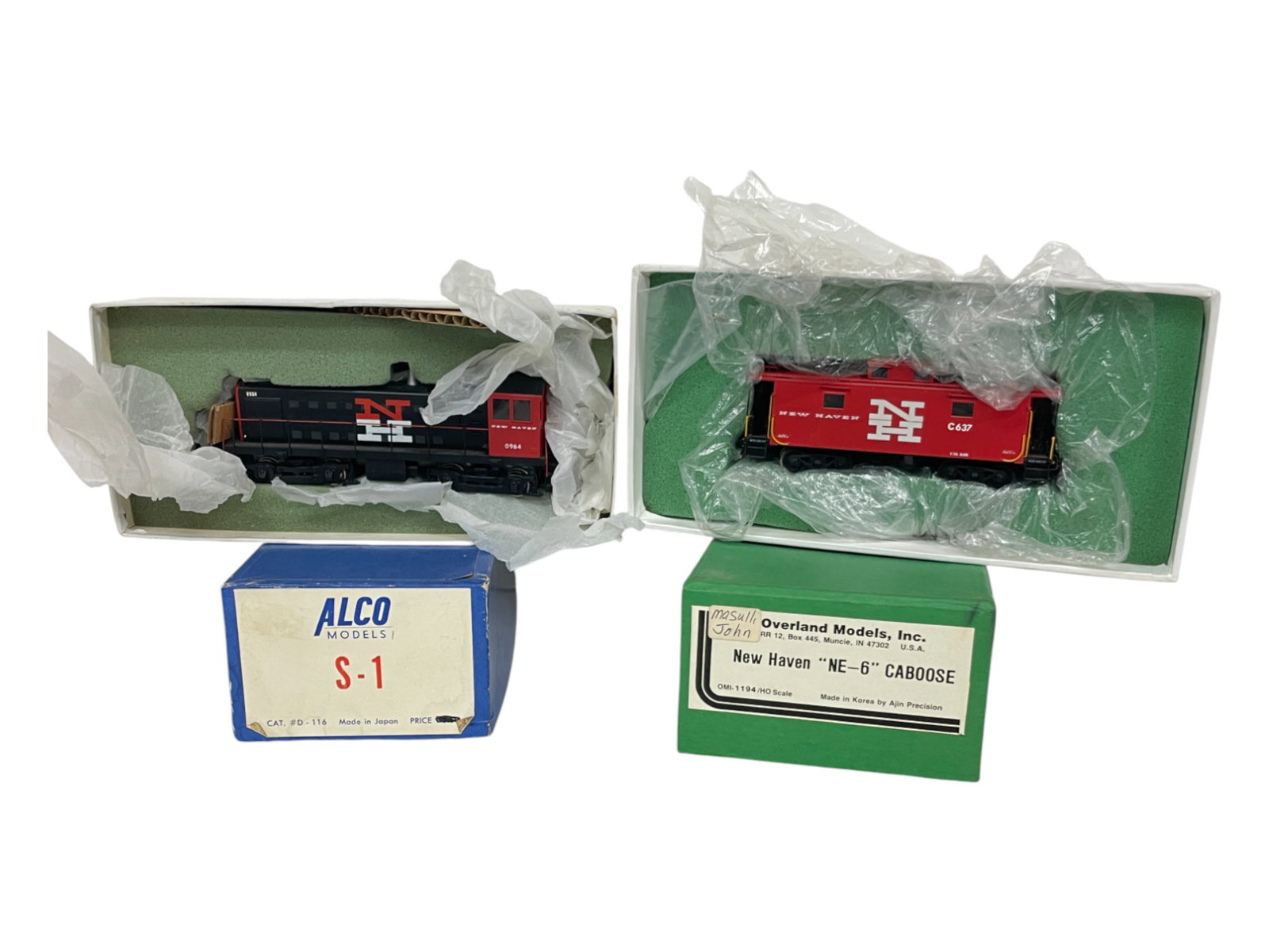 HO Brass NH S1 Diesel & Caboose (1 of 3)