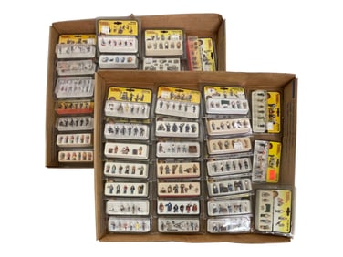 Large Lot Boxed HO People & Accessories