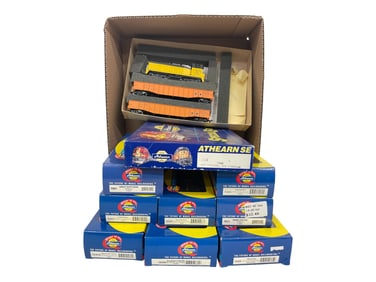 9pc Athearn RTR HO Trains Lot