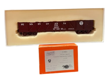 Precision Scale Brass 1 Gauge PRR Gondola