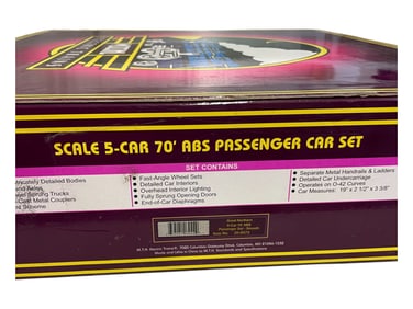 MTH 20-6573 GN Streamline Passenger Cars