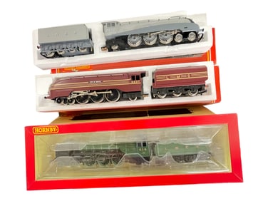 3 Hornby HO Steam Locomotives
