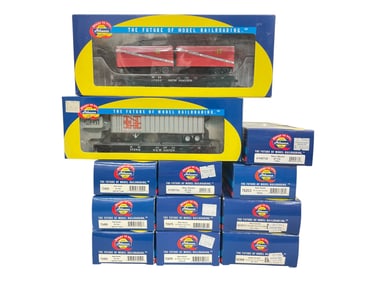 12pc Athearn HO RTR Freight & Truck Lot