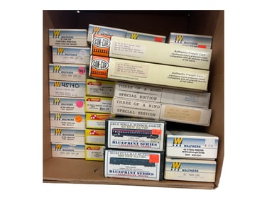 24 Assorted HO Freight & Passenger Kits